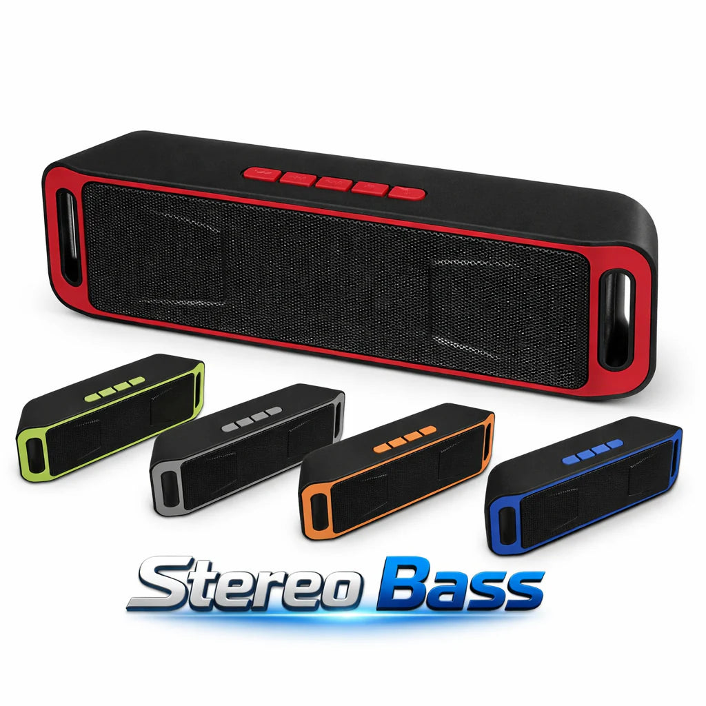 Bluetooth Speaker Wireless Waterproof Outdoor Stereo Bass USB/TF/FM Radio LOUD