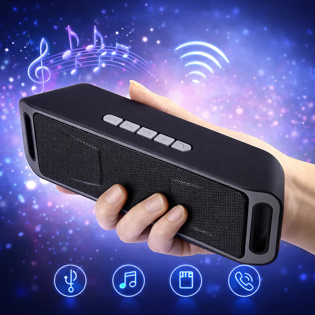 Bluetooth Speaker Wireless Waterproof Outdoor Stereo Bass USB/TF/FM Radio LOUD