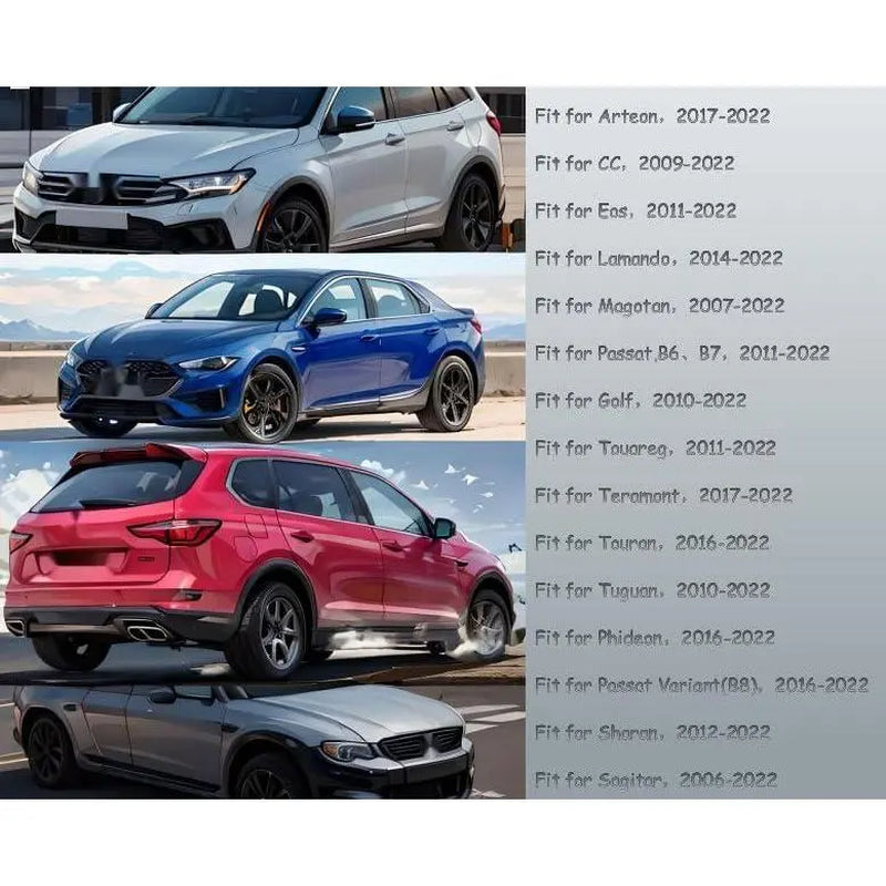 2 Pcs Courtesy Door Projector Light For(Volkswagen)Passat Sagitar CC Magotan Tiguan Golf, Welcome Projector Lamp Kit Compatible with MK5 MK6 MK7 Warning Interior Puddle Lamps