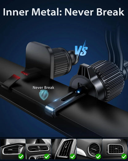 Strong Magnetic 360° Rotation Mag Safe Air Vent Car Mount Dashboard Phone Holder